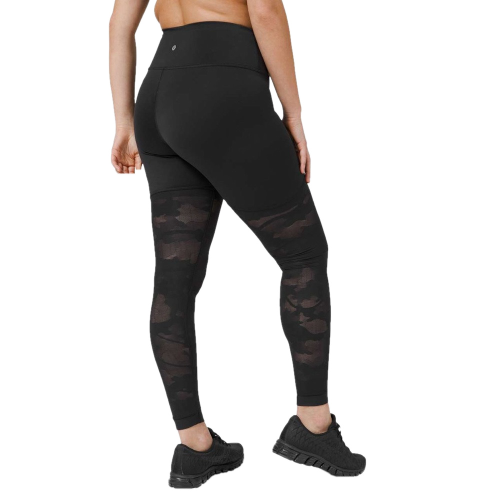 Lululemon Sheer Will High-Rise Tight 28" *Camo Black Women’s 4